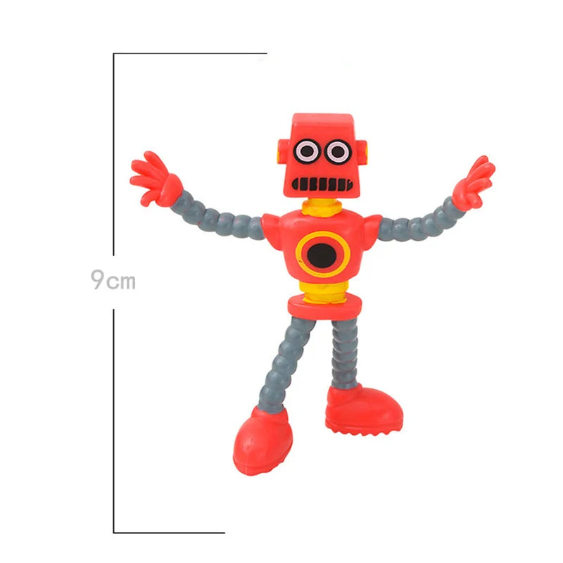 Children's Doll Robot Toy Flexible and Bendable Cool Novelty Funny Party Gift Parent-child Interactive Educational Creative Doll