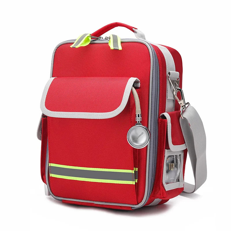 Waterproof Flame-retardant Rescue Empty Medical Bag Large Capacity Flood Relief Emergency Kit Escape Backpack Home First Aid Kit
