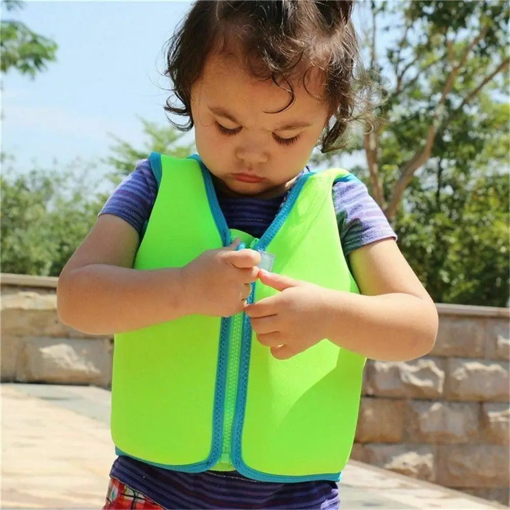 High-Buoyancy Girls Boys Swim Vest Toddler Baby Life Jackets For Kids Outdoor Activities Beginner Swimmer