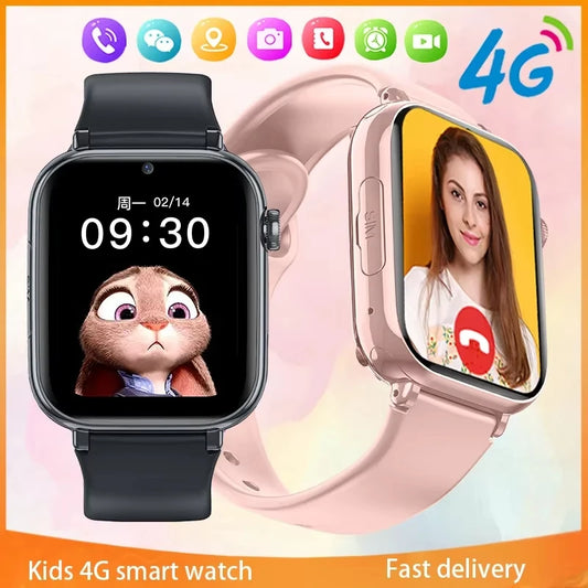 Security level Kids Smart 4G Call Phone Watch Waterproof Children GPS Monitor Boy Girls SOS Child Sports Digital Watches Tracker