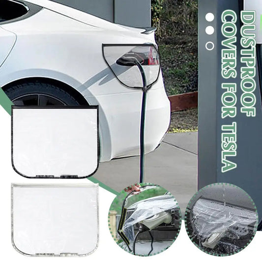 NEW Energy Vehicle EV Charger Rain Cover Car Sunscreen Charging Adapter Interface Plug Cover Port Waterproof C5X4