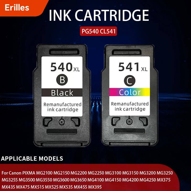 PG540 CL541 PG-540 CL-541 Compatible Ink Cartridge for Canon Pixma MG2250 MG3150 TS5151 TS5150 MG4250 MG3650 MG4200 MX375 MX475