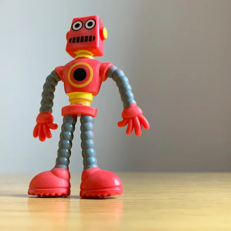 Children's Doll Robot Toy Flexible and Bendable Cool Novelty Funny Party Gift Parent-child Interactive Educational Creative Doll