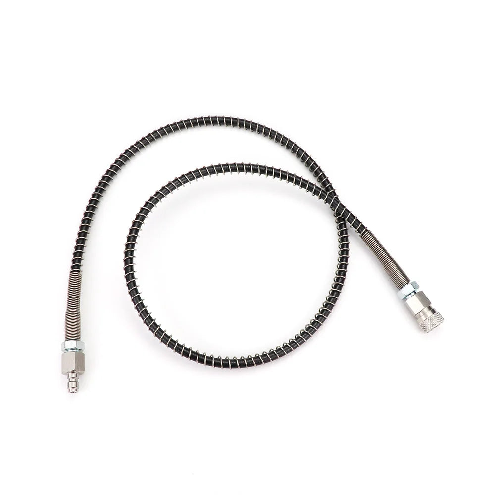 New AIR CO2 Remote Charging Fill Whip Hose Extension With Quick Disconnect For Air Tool Paintball PCP