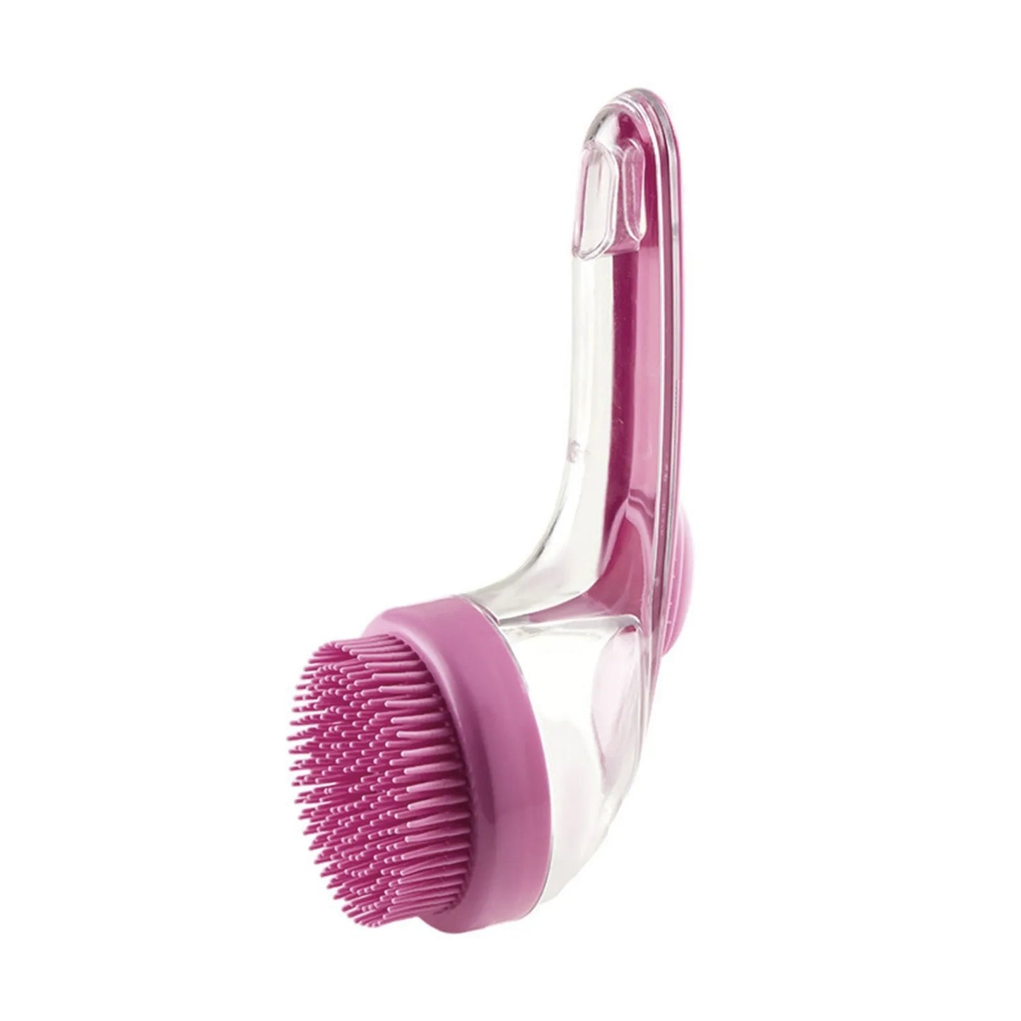 Pet Bathing Brush Soft Silicone Massager Shower Bathing Brush Long Handle Clean Tools Comb Dog Cat Cleaning Grooming Supplies