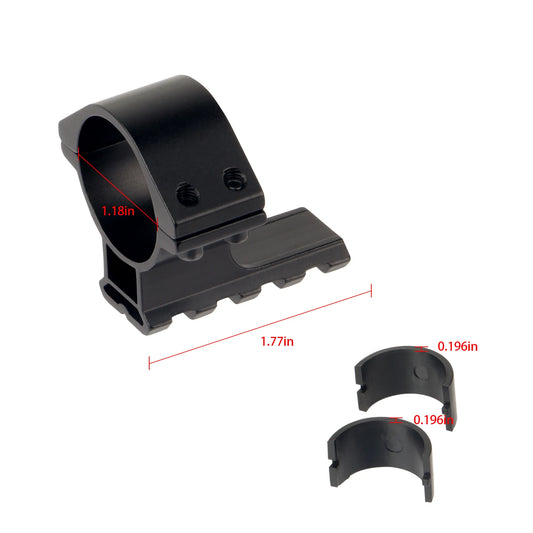 34mm Hunting Accessories Tube Scope Mount 25.4mm/30mm Diameter Ring Adapter 20mm Base Mount