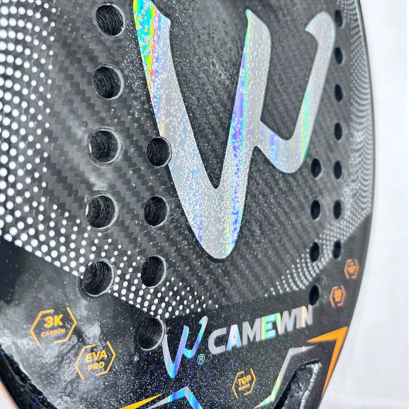 3k Camewin Beach Tennis Racket Adult Professional Carbon Frame Feminino 2024 New With Bag Two Overgrips 1 wristbrand