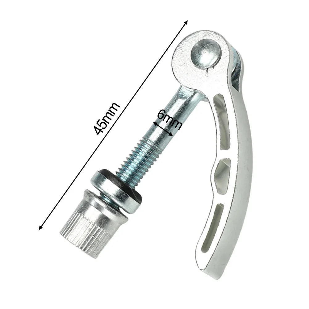 M6x45mm M6x50mm Bicycle Quick Release SeatPost Clamp Skewer Bolt Clip Screw Aluminium Alloy Bicycle Quick Release Screws
