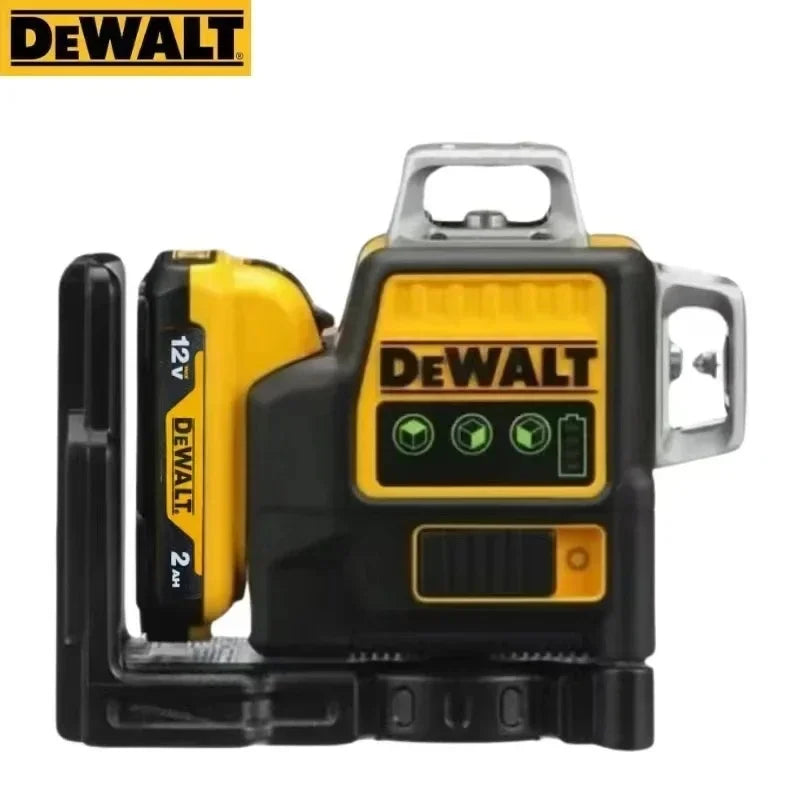 Dewalt DW089LG 3 Sides*360 12 Lines Laser Level Horizontal Green Light tool Meter Outdoor Degree Vertical 12V Battery