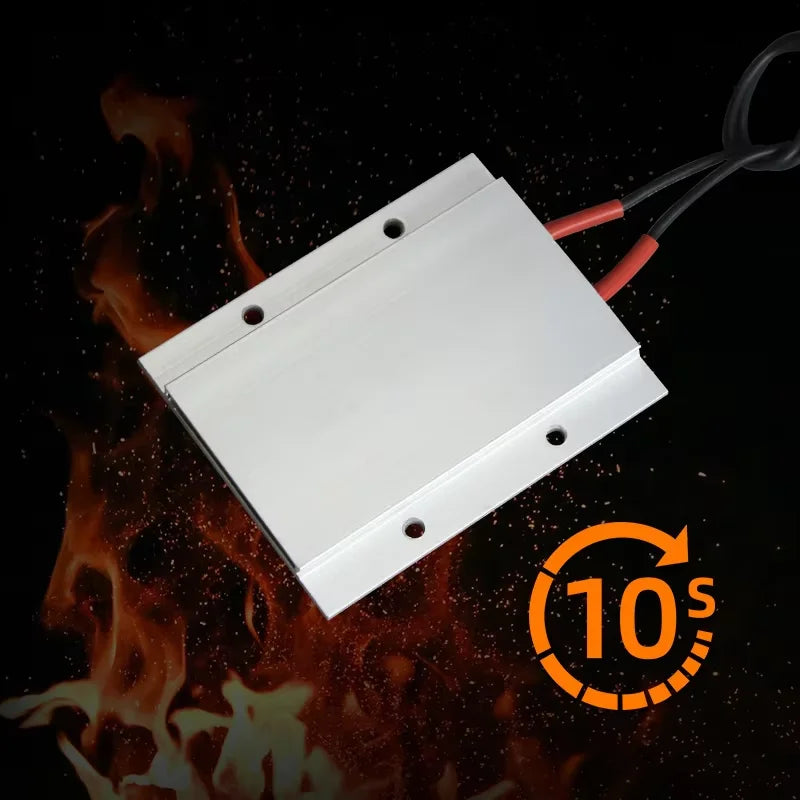 2Pcs Thermostatic Ceramic PTC Heating Plate 12V 110V 220V Assemble LED Lamp Beads Heater Element 24V Desoldering Station 77x62mm