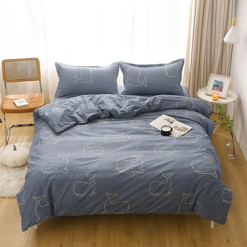 High End Bed Sheets Comfortable and Lightweight Duvet Cover Suitable for All Skin Types Male Female Students in All Seasons
