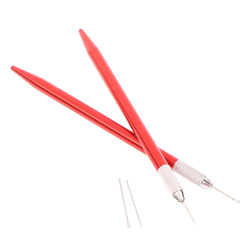 Doll Hair Reroot Needle Kit Repaint Dolls Head Reborn Hair Rooting Tools Wig Making Supplies Accessories Set 2 Sizes