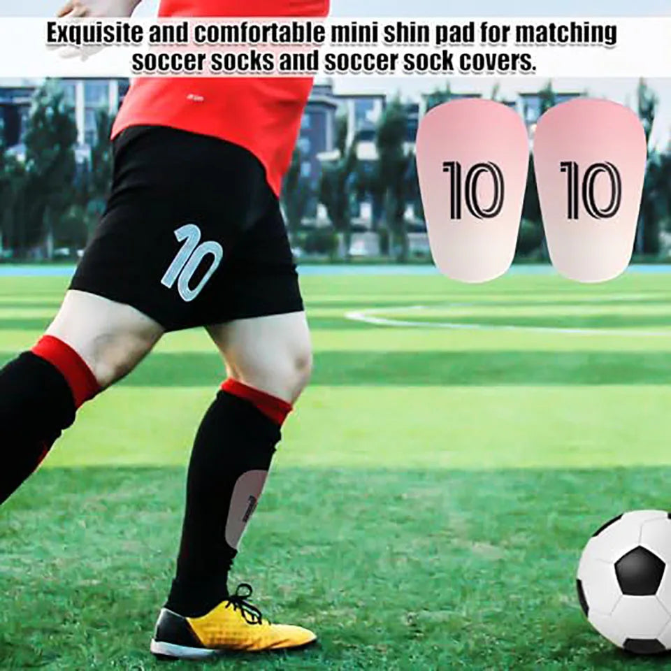 Loogdeel 1Pair Mini Children's Football Sports Leg Guards Board Adult Kids Shinguards Soccer Calf Protection Legging Shin Pads