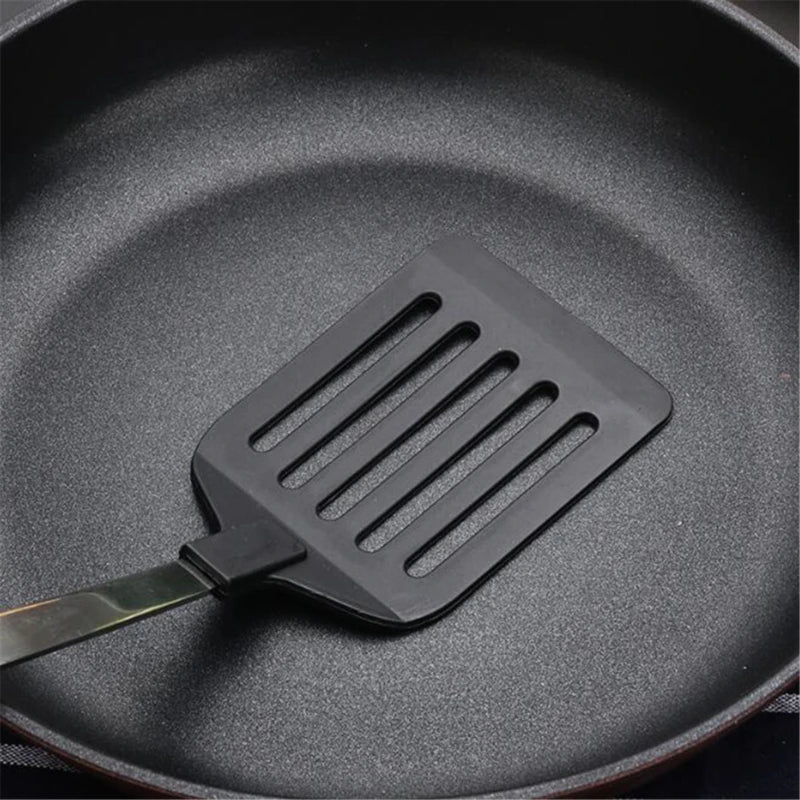 Stainless Steel Spatula Kitchen Tools Nylon Handle Spatula Fried Shovel Egg Fish Frying Pan Scoop Spatula Cooking Utensils