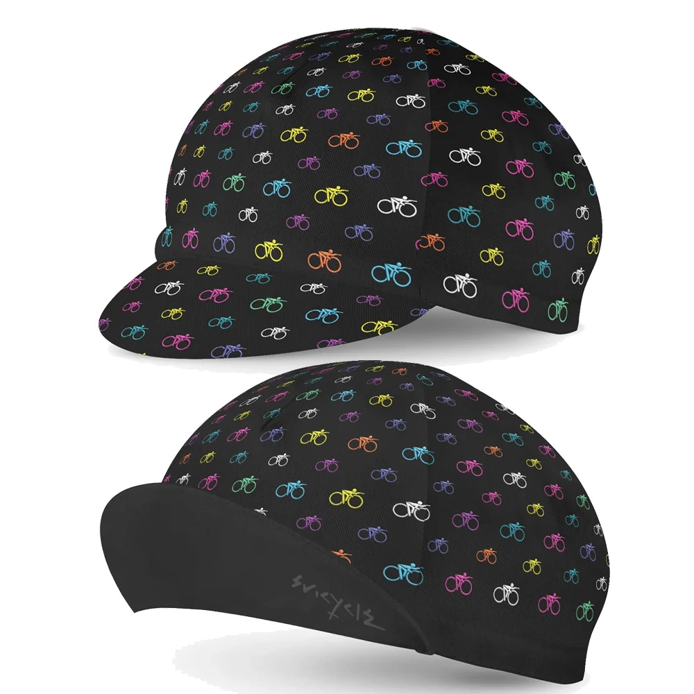 Suicycle Metalfingers Cycling Cap Color Ride Headwear Ltaly Flag Bike Hat One Size Fits Most