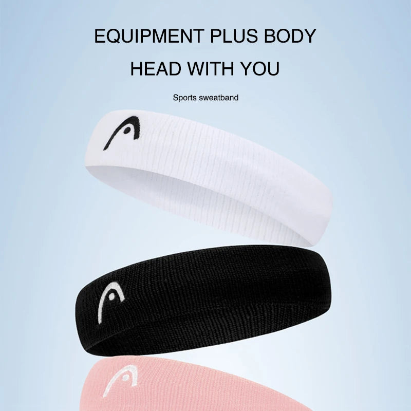 Original HEAD Exercise Headband Fitness Sweat Absorption Belt Badminton Basketball Running Headband Tennis Sports Headbands