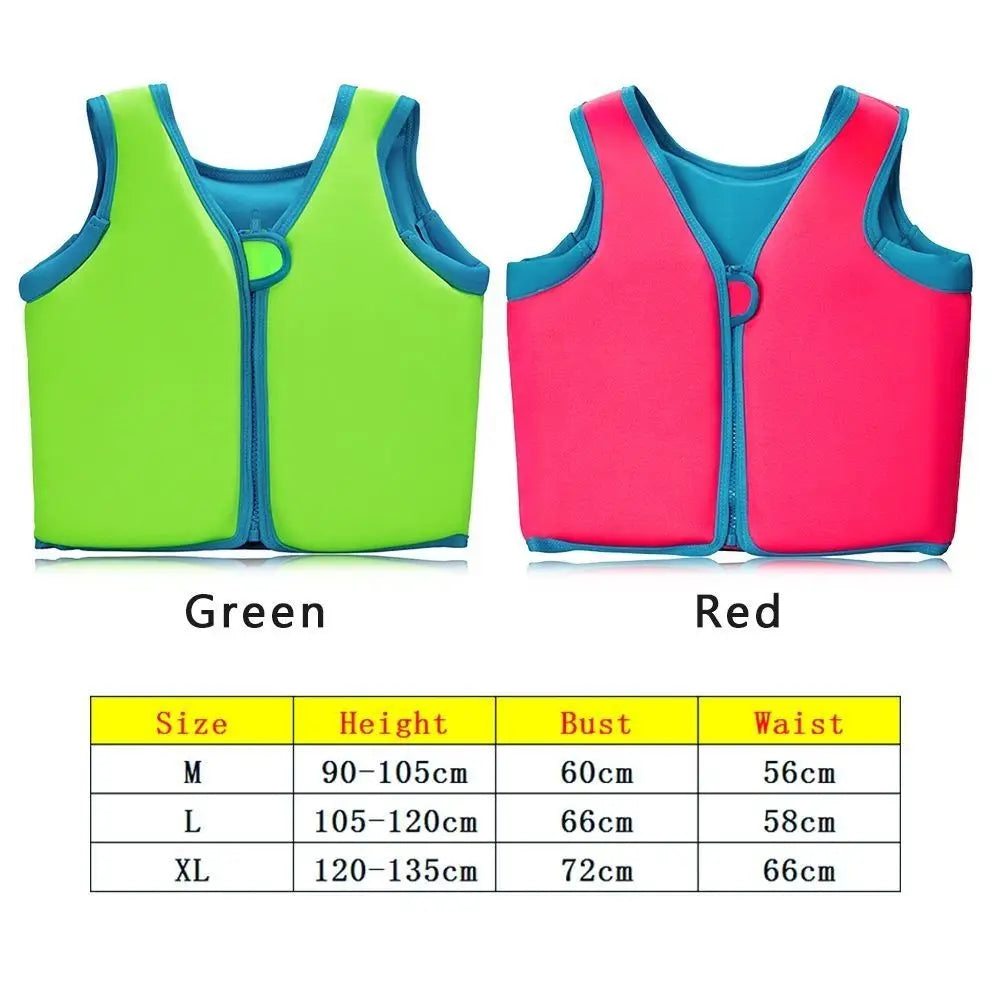 High-Buoyancy Girls Boys Swim Vest Toddler Baby Life Jackets For Kids Outdoor Activities Beginner Swimmer
