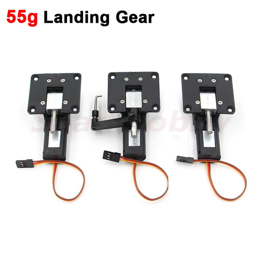 Sparkhobby 5KG 55g Electric Retractable Landing Gear with Metal Block steering for RC 3-5kg FPV Fixed-wing Drone Airplane