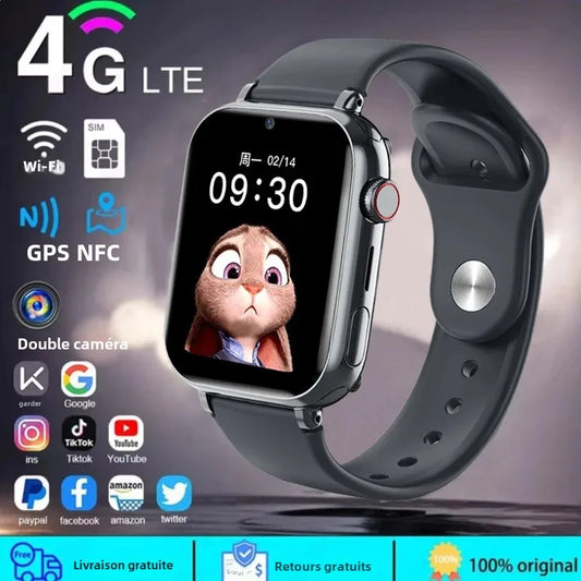 BOALZETD SmartWatch LBS Location SOS Phone Call SIM Card Camera Photo Alarm Clock Children Electronic Watch Gift For Boy Girls