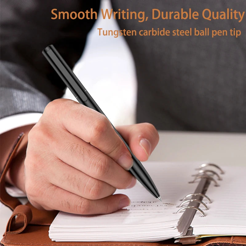 BUNKI Metal Sign Pen Ballpen Signing Pen 0.5MM Gel PREMEC Smooth Switzerland Refill Black Ink Office School Writing Pen