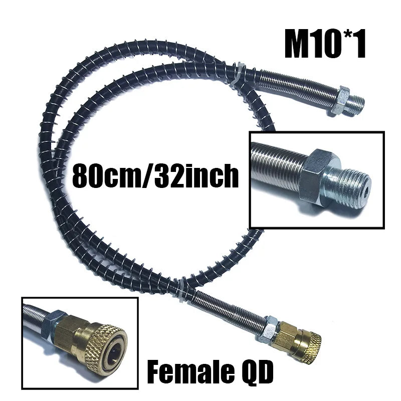 High Pressure Pump Macroline Remote Hose Line HPA M10*1 Pneumatics Air Refilling Nylon Accessories