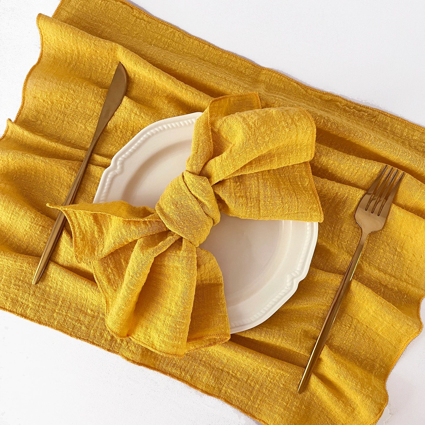 Set of6 Cotton Cloth Napkins Gauze 30x30cm Fabric for Wedding Decor Everyday Use Dinner Tea Towel Table Village Christmas Napkin