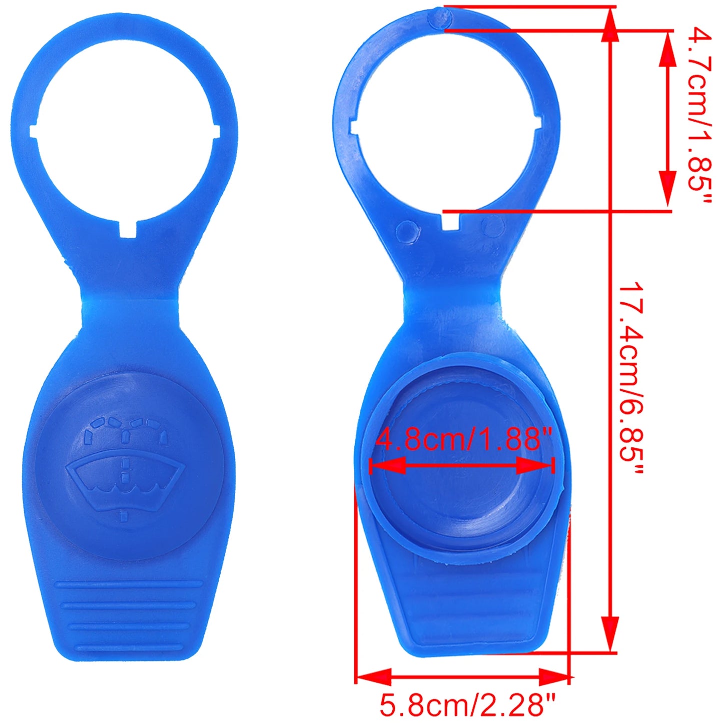 For Skoda Fabia 6Y 5J NJ 1999 - 2021 Octavia 1U 1Z Rapid NH Roomster Superb Yeti Wiper Washer Fluid Reservoir Tank Cover Cap Lid