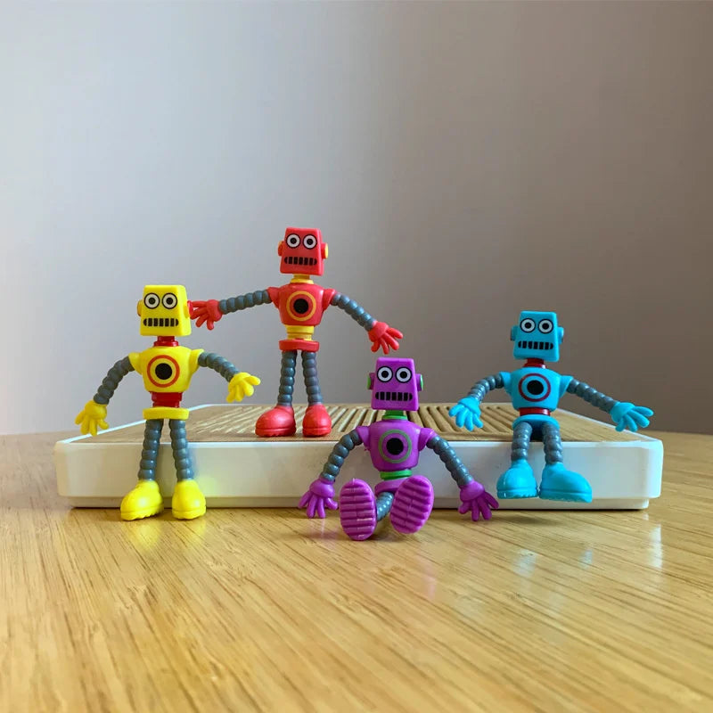 Children's Doll Robot Toy Flexible and Bendable Cool Novelty Funny Party Gift Parent-child Interactive Educational Creative Doll