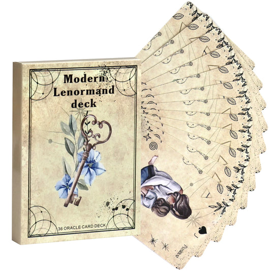 Modern Lenormand  Oracle Cards Deck Original Tarot Deck Games Oracle Deck Divination Party Desktop Toy Entertainment Leisure 18+