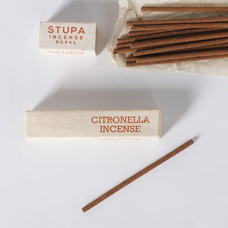 STUPA Stick Incenses NAG Champa Sandalwood Cedar Frankincense Devdar Natural Handmade Incense Sticks Aromas for Home Meditation