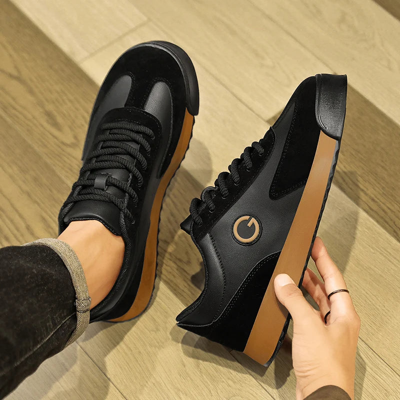 2024 Breathable Men's Sports Shoes High Quality Running Shoes Leather Waterproof Forrest Gump shoes Jogging Shoes Youth Sneakers
