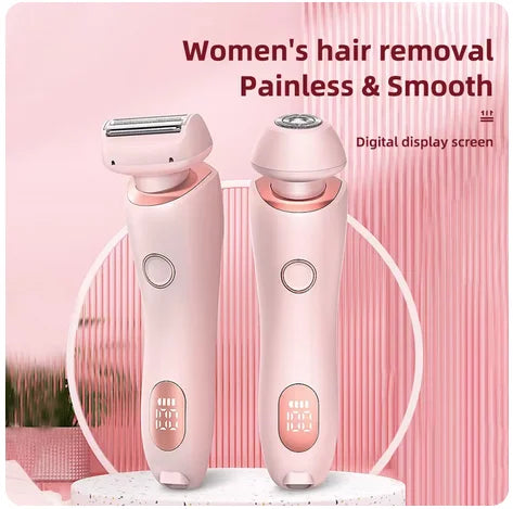Painless Hair Removal Epilator USB Rechargeable Trimmer Women Body Razor Face Leg Armpit Bikini Hand Pubic Shaver Hair Remover