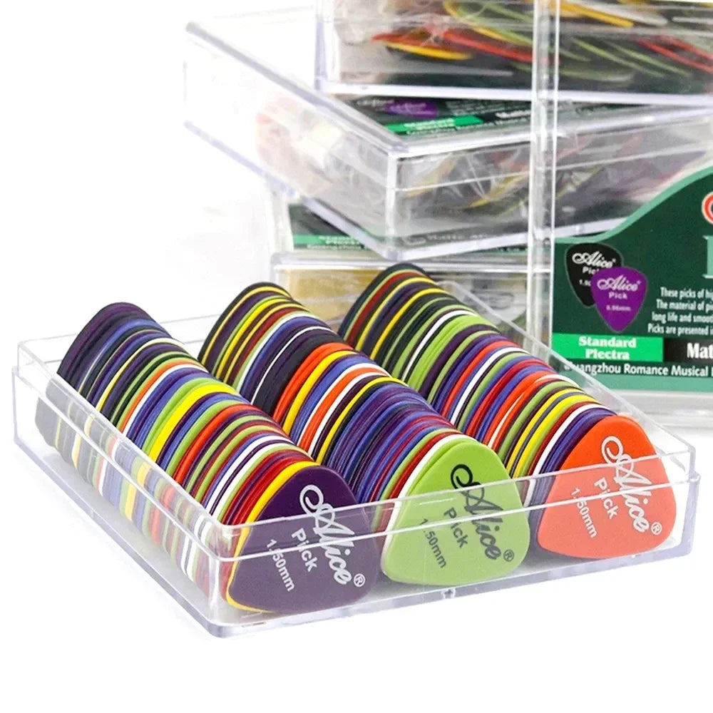 24-50 Pieces Alice Guitar Picks Acoustic Electric Mediator Guitarra Violao Accessories