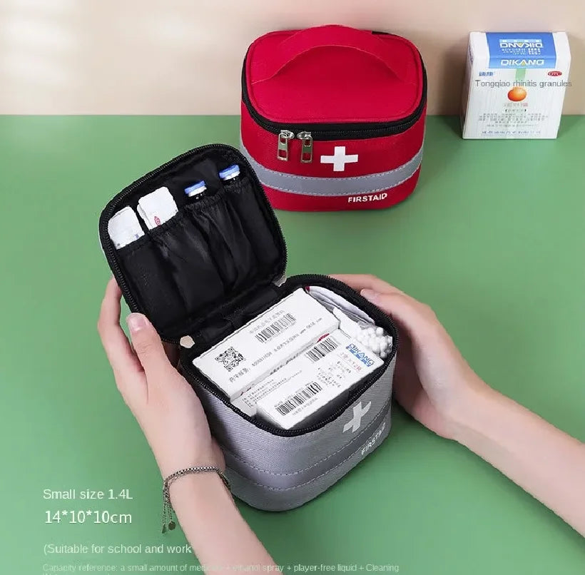 Portable First Aid Kit Medicine Storage Bag  Outdoor Rescue Bag Household Children's Large Capacity Medical Kit Storage Organize